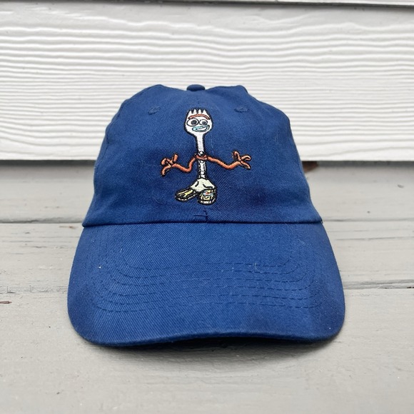 Disney Other - Disney Toy Story 4 Forky Blue Adjustable Youth Hat